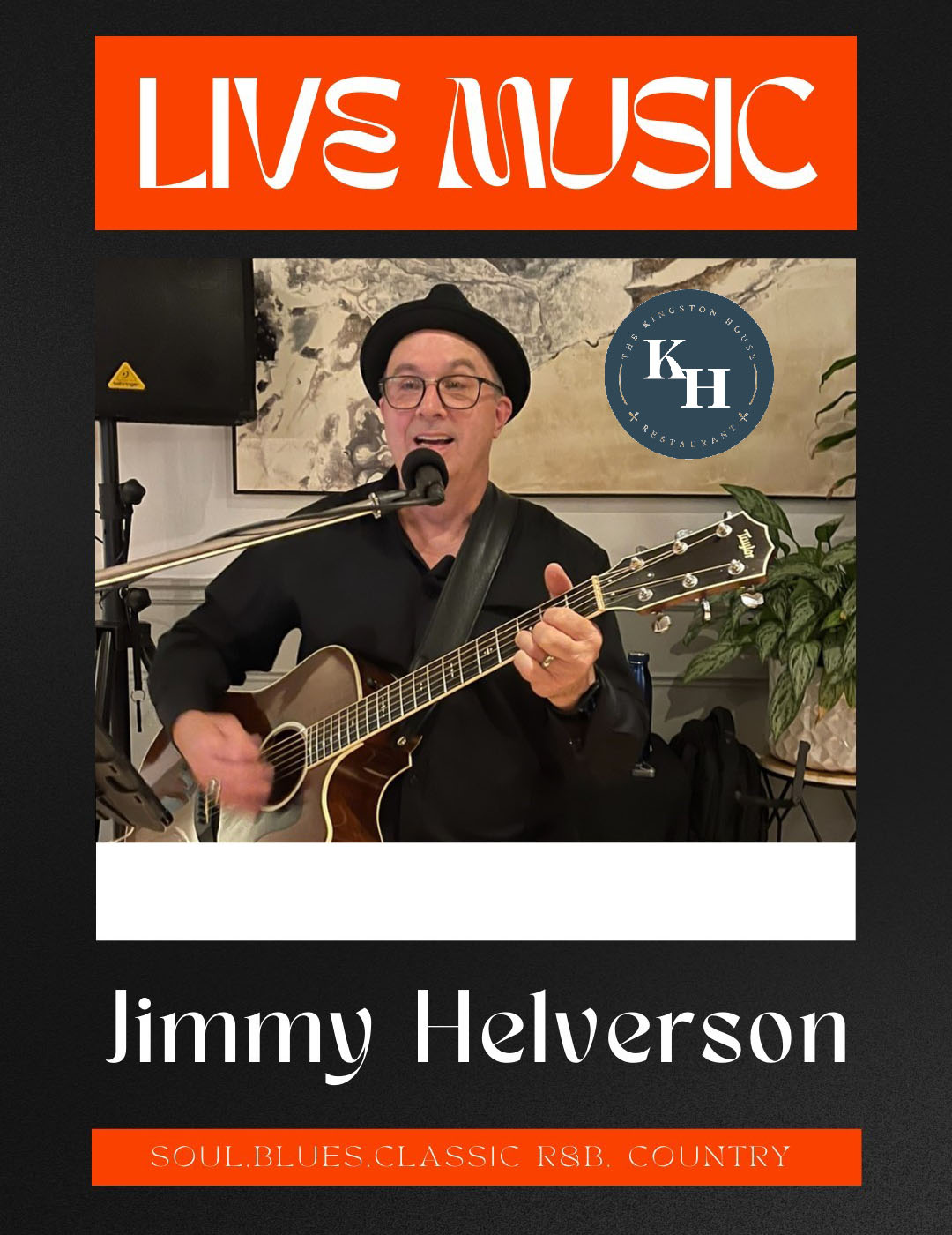 Jimmy Helverson singer/guitarist